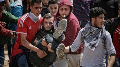 عاجل.. الصحة الفلسطينية: 3 شهداء و250 مصاب شرق قطاع غزة فى جمعة الإطارات 