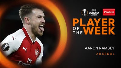 رامزي يتوج بجائزة أفضل لاعب في جولة الدوري الأوروبي