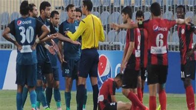 الداخلية تتقدم على إنبى بهدفين في الشوط الأول