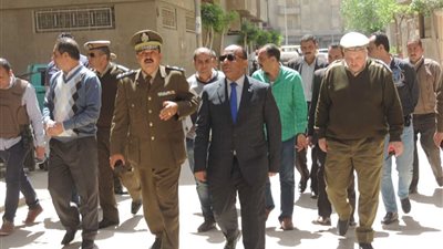صور| مدير أمن الغربية يتفقد كنيسة العذراء ومركز شرطة سمنود