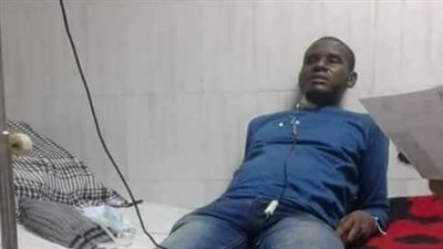 طالب نيجيري يستغيث بالمصريين للتبرع له بالدم بمستشفى الدمرداش