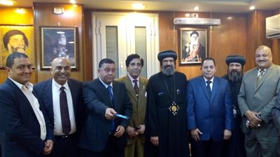 صور| النائب جون طلعت يزور كنيسة العذراء بشبرا بمناسبة عيد القيامة
