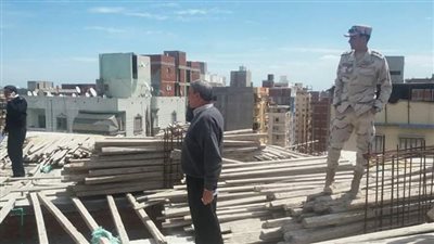 صور| حملة في حي وسط الإسكندرية للتصدي للبناء المخالف