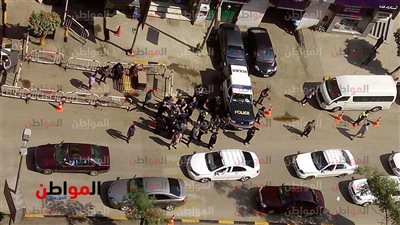 فيديو| القيادات الأمنية بالجيزة تتفقد كنيسة مار جرجس في شارع مراد