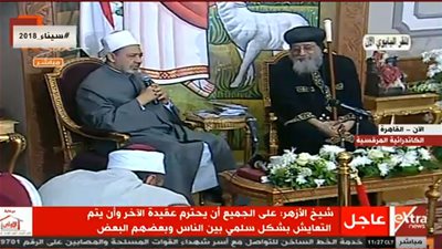 عاجل| الطيب: ما قدمه السيسي من مبشرات جعل الشعب يخرج بأطيافه لتأييده