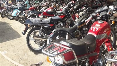 حملة أمنية تسفر عن ضبط 141 دراجة نارية غير مرخصة في القليوبية