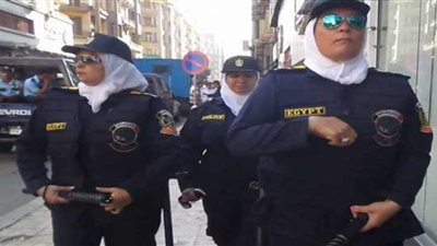 انتشار الشرطة النسائية فى الحدائق والشوارع بالتزامن مع أعياد شم النسيم 