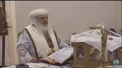 فيديو| صلوات القداس الإلهى لإحياء الذكرى الأولى لشهداء مارجرجس طنطا