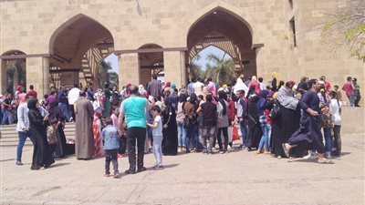 صور| تجمهر المواطنين أمام حديقة الأزهر لغلاء سعر التذاكر.. والأطفال: 