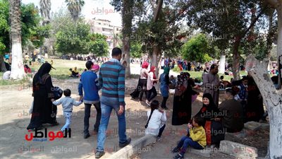 فيديو| توافد أهالى الغربية على الحدائق والمتنزهات للاحتفال بعيد شم النسيم