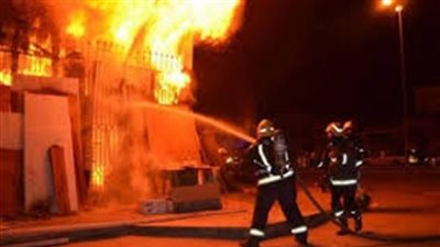 السيطرة على حريق نشب في قاعة أفراح بالإسكندرية 
