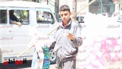 بحثًا عن الرزق.. الباعة يتصدرون المشهد أمام أرصفة الحدائق العامة بشم النسيم