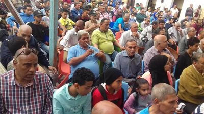 صور| جماهير الترسانة تحتشد لمؤازرة الشواكيش من داخل النادي