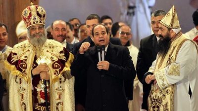 السيسي × أسبوع| الأقباط في عيونه.. ورؤساء دول في حضرته بقصر الاتحادية
