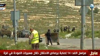 صور| اشتباكات عنيفة بين الفلسطينيين وقوات الاحتلال 