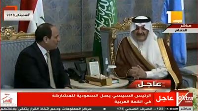 عاجل| أمير المنطقة الشرقية والأمين العام للجامعة العربية يستقبلان الرئيس السيسي بالرياض