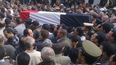 تشيع جنازة الشهيد الملازم أول محمود عماد دغش بمسقط رأسه بطوخ 