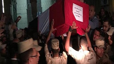 صور| تشييع جثمان الشهيد وليد صديق بمسقط رأسه بالمحلة