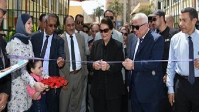 أقتتاح المعرض السنوى لمنتجات طلاب التعليم الفنى بالبحير
