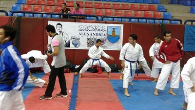 صور| تنظيم بطولة الجامعات للكاراتيه بعنوان الشهيد الرفاعى بجامعة الإسكندرية