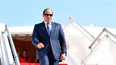 الرئيس السيسي يعود إلى أرض الوطن