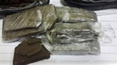 أمن الغربية ينجح فى ضبط عاطل بحوزته 8 قطع حشيش 