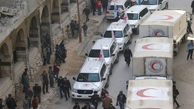 مركز المصالحة الروسي: عملية إخراج المدنيين والمسلحين من الغوطة 