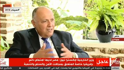 شكري:  مصر لم تفرض رؤية أحادية ومباحثات سد النهضة متجمدة