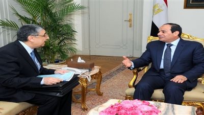 وزير الكهرباء يعرض مشروعات الطاقة الشمسية على الرئيس السيسي