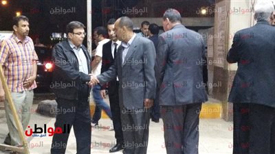 صور| سمير صبري في عزاء والد رئيس قصور الثقافة