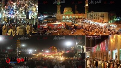 صور| توافد الألاف المريدين فى مولد 