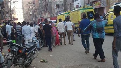 إصابة سيدة وزوجها وحفيدها فى حريق بالمنوفية 