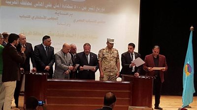 مجلس الشباب المصرى بالغربية يبدء المقابلات الشخصية لملىء استمارة العضوية