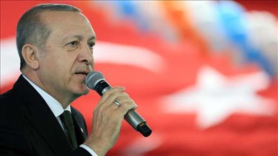 أردوغان: عمليات تركيا العسكرية ضد الأكراد في سوريا ينبغي أن تستمر