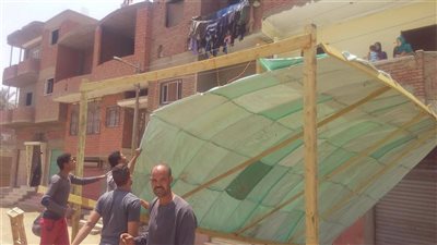 إزالة 30 حالة تعدِ وتحرير 5 محاضر تموينية بمغاغة بالمنيا