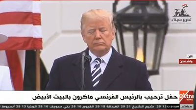 ترامب للرئيس الفرنسي: شركتنا رائعة وقمنا بضربة حازمة لردع النظام السوري