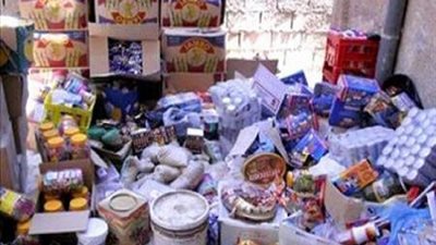 ضبط سلع غذائية منتهية الصلاحية بالقاهرة