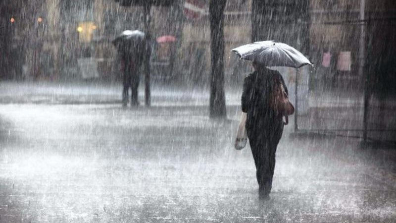 الأمطار فى العبور