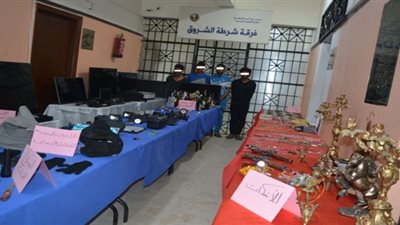 ضبط تشكيل عصابي لارتكابه وقائع سرقة بالشروق
