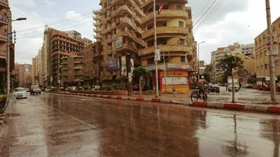 سقوط أمطار خفيفة على جميع أنحاء محافظة الغربية