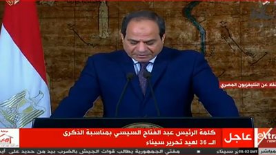 السيسي: الشعب المصري لا ينسى ثأرًا ولا يرضخ لهزيمة 