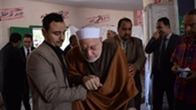 صور|  وصول مفتي الجمهورية عمر هاشم لندوة 