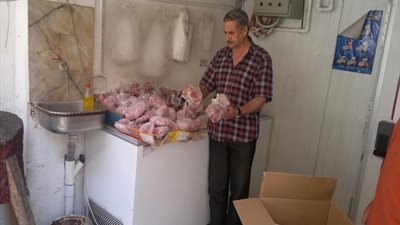 ضبط كميات من لحوم منتهية الصلاحية فى ثلاجة ببلبيس في الشرقية