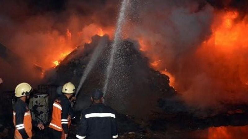 حريق مستشفى الصدر