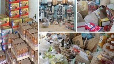 غلق سوبر ماركت لعدم وجود ترخيص وضبط أغذية منتهية الصلاحية بالدقهلية