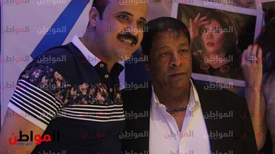 صور| عبدالباسط حمودة في العرض الخاص لفيلم 