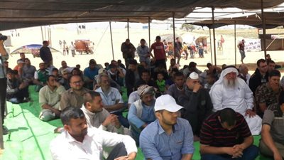 صور|  صلاة الجمعة السابعة من مخيم العودة في رفح 
