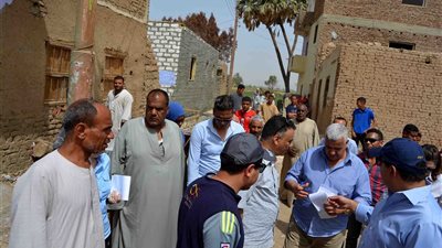 إصلاح المنازل المتضررة بحريق عزبة التلاهى بـ