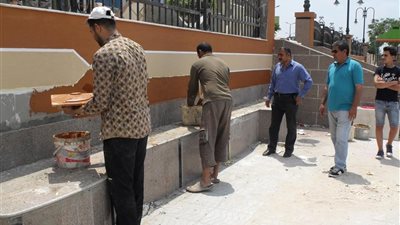 صور| تطوير كورنيش ميت غمر بالدقهلية