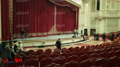 صور| الاستعدادات الأولية لمؤتمر 